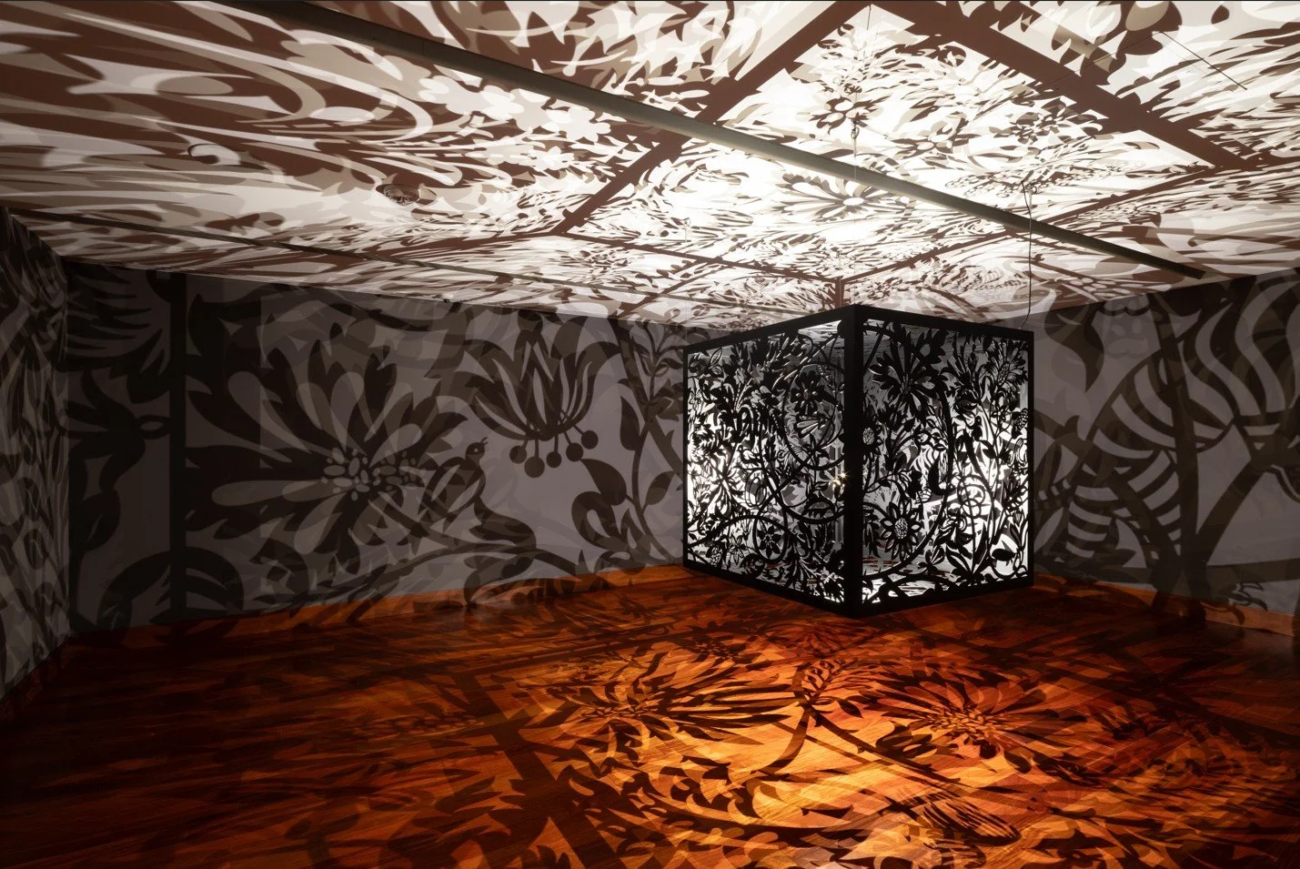 A Thousand Silent Moments (Rainforest), 2024 — Anila Quayyum Agha